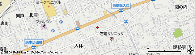宮城県東松島市矢本北浦11周辺の地図