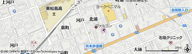 株式会社カホク綜合警備石巻営業所周辺の地図