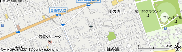 宮城県東松島市矢本蜂谷浦67周辺の地図