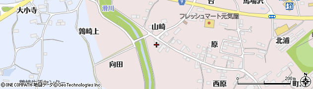 宮城県大郷町（黒川郡）中村（山崎）周辺の地図