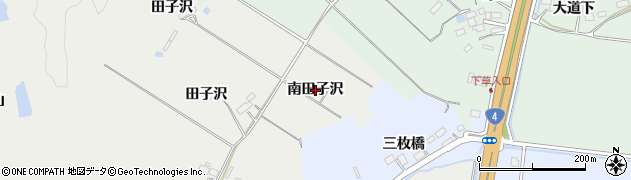 宮城県富谷市二ノ関（南田子沢）周辺の地図