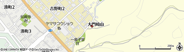 宮城県石巻市湊（大門崎山）周辺の地図