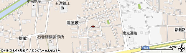 宮城県石巻市門脇（浦屋敷）周辺の地図