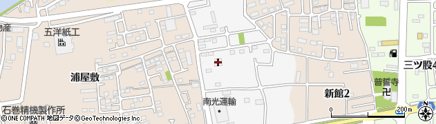東北七県配電工事周辺の地図