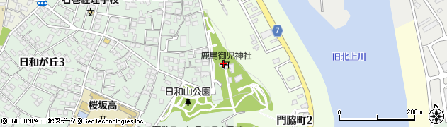 鹿島御児神社周辺の地図