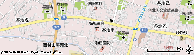 板坂医院周辺の地図