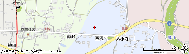 宮城県大郷町（黒川郡）鶉崎（西沢）周辺の地図