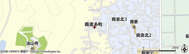 宮城県石巻市鹿妻本町周辺の地図