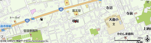宮城県東松島市大曲堺堀周辺の地図