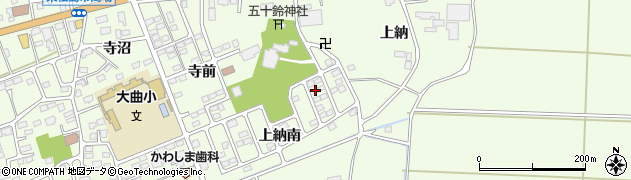 宮城県東松島市大曲上納南64周辺の地図