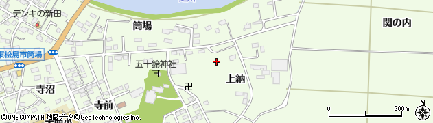 宮城県東松島市大曲（上納）周辺の地図