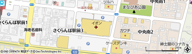 イオン東根店　グルメドール周辺の地図