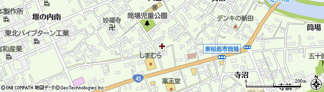 宮城県東松島市大曲筒場66周辺の地図