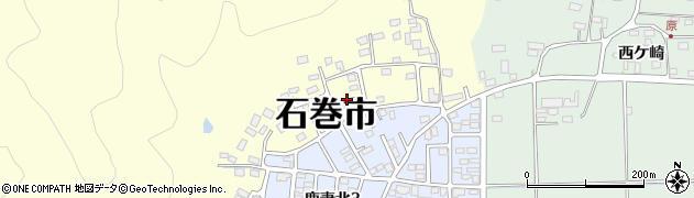 宮城県石巻市湊（鹿妻）周辺の地図