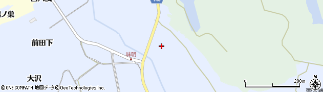 宮城県大郷町（黒川郡）味明（上熊野）周辺の地図