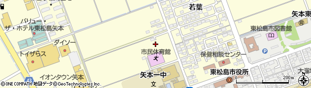 宮城県東松島市小松（上浮足）周辺の地図
