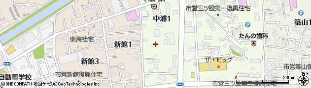 宮城県石巻市門脇（中浦）周辺の地図