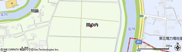 宮城県東松島市大曲（関の内）周辺の地図