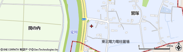 宮城県東松島市赤井鷲塚96周辺の地図