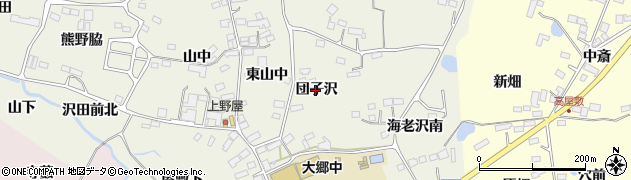 宮城県大郷町（黒川郡）粕川（団子沢）周辺の地図