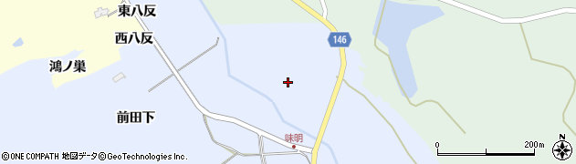 宮城県大郷町（黒川郡）味明（熊野）周辺の地図