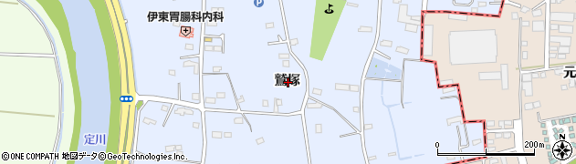 宮城県東松島市赤井鷲塚周辺の地図