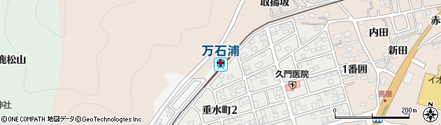 宮城県石巻市周辺の地図