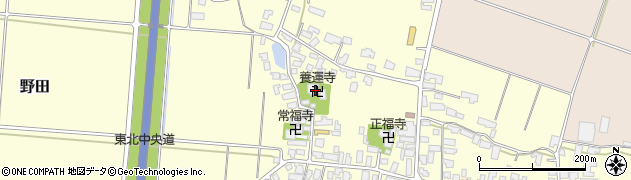 養運寺周辺の地図