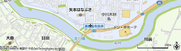 宮城県東松島市赤井川前二220周辺の地図