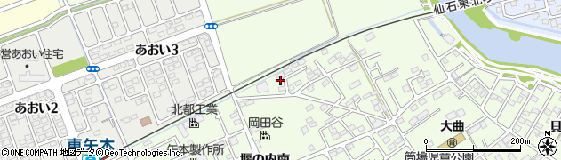 宮城県東松島市大曲堰南149周辺の地図