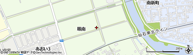 宮城県東松島市大曲堰南周辺の地図
