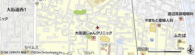 宮城県石巻市大街道北周辺の地図