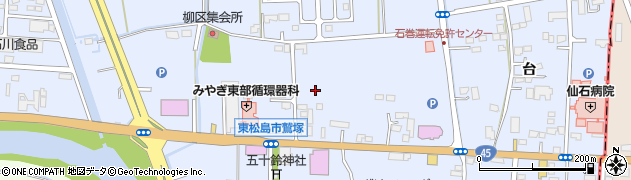 宮城県東松島市赤井（八反谷地）周辺の地図