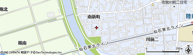 宮城県東松島市赤井南新町周辺の地図