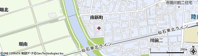 宮城県東松島市赤井（南新町）周辺の地図