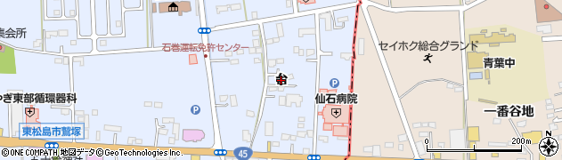宮城県東松島市赤井（台）周辺の地図
