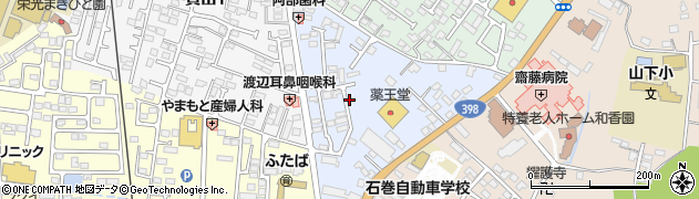 宮城県石巻市末広町周辺の地図