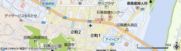 宮城商事株式会社石巻支社周辺の地図