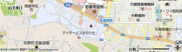 四釜商店周辺の地図