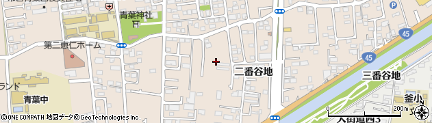 宮城県石巻市門脇（二番谷地）周辺の地図