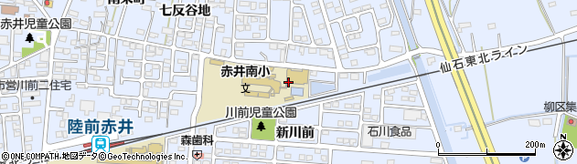宮城県東松島市赤井川前一番90周辺の地図