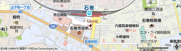 魚民 石巻駅前店周辺の地図