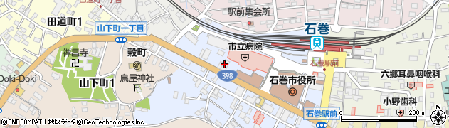 朝日生命保険相互会社石巻中央営業所周辺の地図
