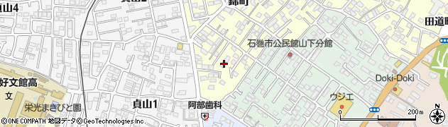 宮城県石巻市錦町3周辺の地図