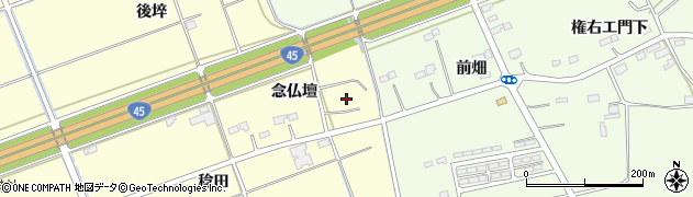 宮城県東松島市小松（念仏壇）周辺の地図