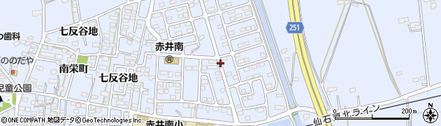 宮城県東松島市赤井（有明）周辺の地図