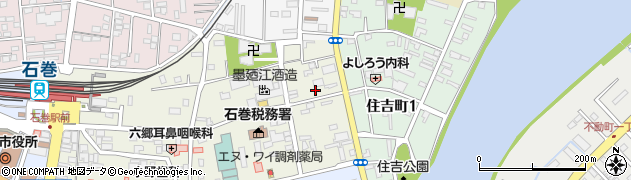 宮城県石巻市千石町5周辺の地図