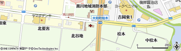 黒川地区交通安全協会周辺の地図