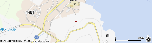 宮城県女川町（牡鹿郡）小乗浜（向）周辺の地図