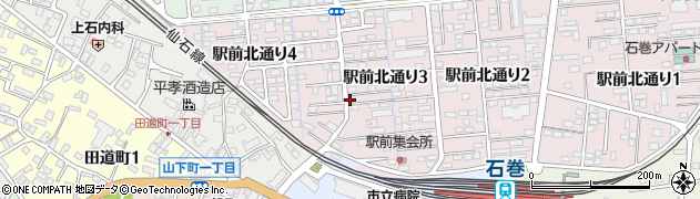 ジャノメミシン石巻店周辺の地図